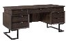 Hickory Brown Executive Desk - Harper Point-2