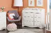 10208 Angel White Changing Table Dresser