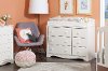 10208 White Dresser & Changing Table - Angel