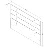 10499 Weathered Oak Full/Queen Headboard - Valet -4