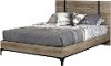 10529 Weathered Oak Queen Platform Bed - Valet
