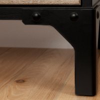 10529 Weathered Oak Queen Platform Bed - Valet-4