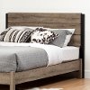 10494 Modern Farmhouse Weathered Oak Queen Headboard - Munich