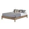 10495 Weathered Oak Queen Platform Bed - Munich-2