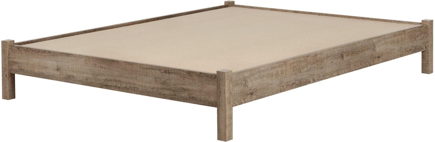 10495 Weathered Oak Queen Platform Bed - Munich-3