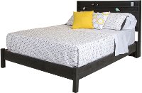 10561 Gray Oak Queen Platform Bed - Tao-2