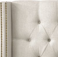 141NB-BRLNNTLC Linen Talc Tufted Wingback Full Size Headboard-4