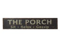 'The Porch' Wooden Wall Plaque