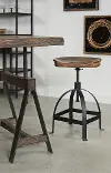 Clearance Mango Wood Adjustable Stool