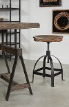 Mango Wood Adjustable Stool
