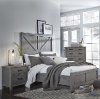 Clearance Gray Rustic Contemporary Nightstand - Austin
