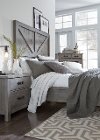 Gray Rustic Contemporary Nightstand - Austin-2