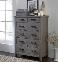 Rustic Contemporary Gray Chest of Drawers - Austin-2