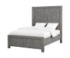 Gray Rustic Contemporary Queen Bed - Austin-2