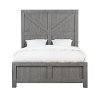 Gray Rustic Contemporary Queen Bed - Austin-3