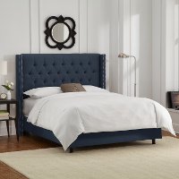 141NB-PWLNNNV Navy Blue Tufted Wingback Full Size Headboard-2