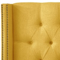 141NB-BRLNNFRNYLW French Yellow Tufted Wingback Full Size Headboard-2
