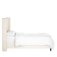 141NBBED-BRLNNTLC Linen Talc Diamond Tufted Wingback Full Size Bed-4
