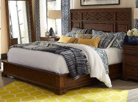 Coffee Brown Classic Traditional Queen Size Bed - Trisha Yearwood