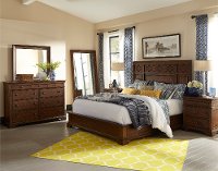 Coffee Brown Classic 6 Piece Queen Bedroom Set - Trisha Yearwood