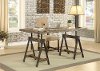 Adjustable Distressed Pine Desk - Camden