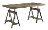 Adjustable Distressed Pine Desk - Camden-2