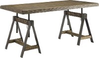 Adjustable Distressed Pine Desk - Camden-2
