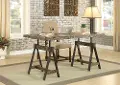 91756 Camden Adjustable Distressed Pine Desk