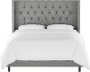 141NBBED-PWLNNGR Linen Gray Diamond Tufted Wingback Full Size Bed-3