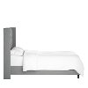 142NBBED-PWLNNGR Linen Gray Queen Diamond Tufted - Wingback Bed-4
