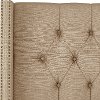 142NBBED-BRLNNSND Linen Sandstone Tufted Wingback Queen Bed-5