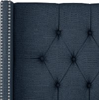 142NBBED-PWLNNNV Linen Navy Blue Tufted Wingback Queen Bed-5