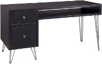 Black Modern Office Desk - Studio