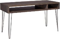55 Inch Modern Chocolate Brown Laptop Desk - Studio