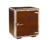 Dark Cherry and Burgandy Storage Accent Table