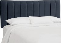 3650TMSTECL Eclipse Black Seam Twin Channel Headboard