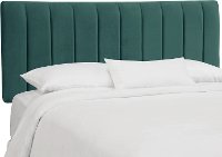 3650TMSTPCC Peacock Green Seam Twin Channel Headboard
