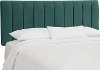 3651FMSTPCC Peacock Green Seam Full Channel Headboard