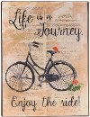 Life is a Journey Iron Wall Plaque