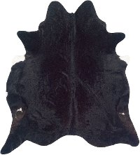 Black Cow Hide