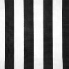 480TCNPSTRBLC Black & White Stripe Upholstered Twin Headboard-2