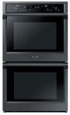 NV51K6650DG Samsung 30 Inch Smart Double Wall Oven with Steam - 10.2 cu. ft. Black Stainless Steel