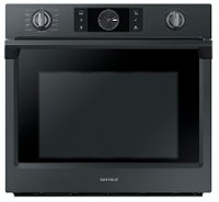 NV51K7770SG Samsung 30 Single Convection FelxDuo Wall Oven - Matte Black Stainless Steel
