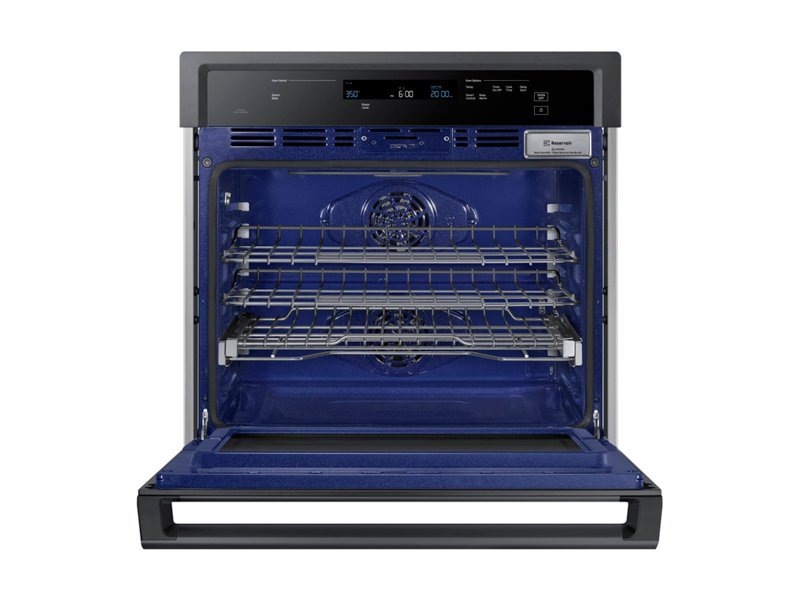 NV51K6650SG Samsung 30 Inch Smart Single Wall Oven with Steam - 5.1 cu. ft. Black Stainless Steel-2