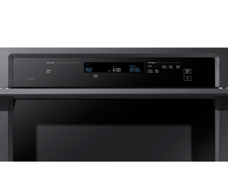 NV51K6650SG Samsung 30 Inch Smart Single Wall Oven with Steam - 5.1 cu. ft. Black Stainless Steel-4
