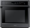NV51K6650SG Samsung 30 Single Convection Wall Oven With Steam Cook - Matte Black Stainless Steel