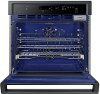 NV51K6650SG Samsung 30 Single Convection Wall Oven With Steam Cook - Matte Black Stainless Steel-2