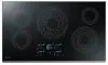 NZ36K7570RG Samsung 36 Inch Smart Smoothtop Electric Cooktop - Black Stainless Steel