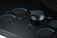 NZ36K7570RG Samsung 36 Inch Smart Smoothtop Electric Cooktop - Black Stainless Steel-2