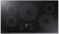 NZ30K7570RG Samsung 30 Inch Smart Smoothtop Electric Cooktop - Matte Black Stainless Steel
